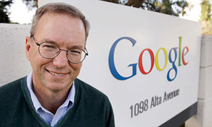 Google CEO Eric Schmidt